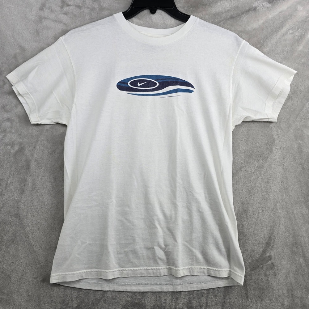 Vintage 90s Nike White Graphic T Shirt Tee XL Made in USA